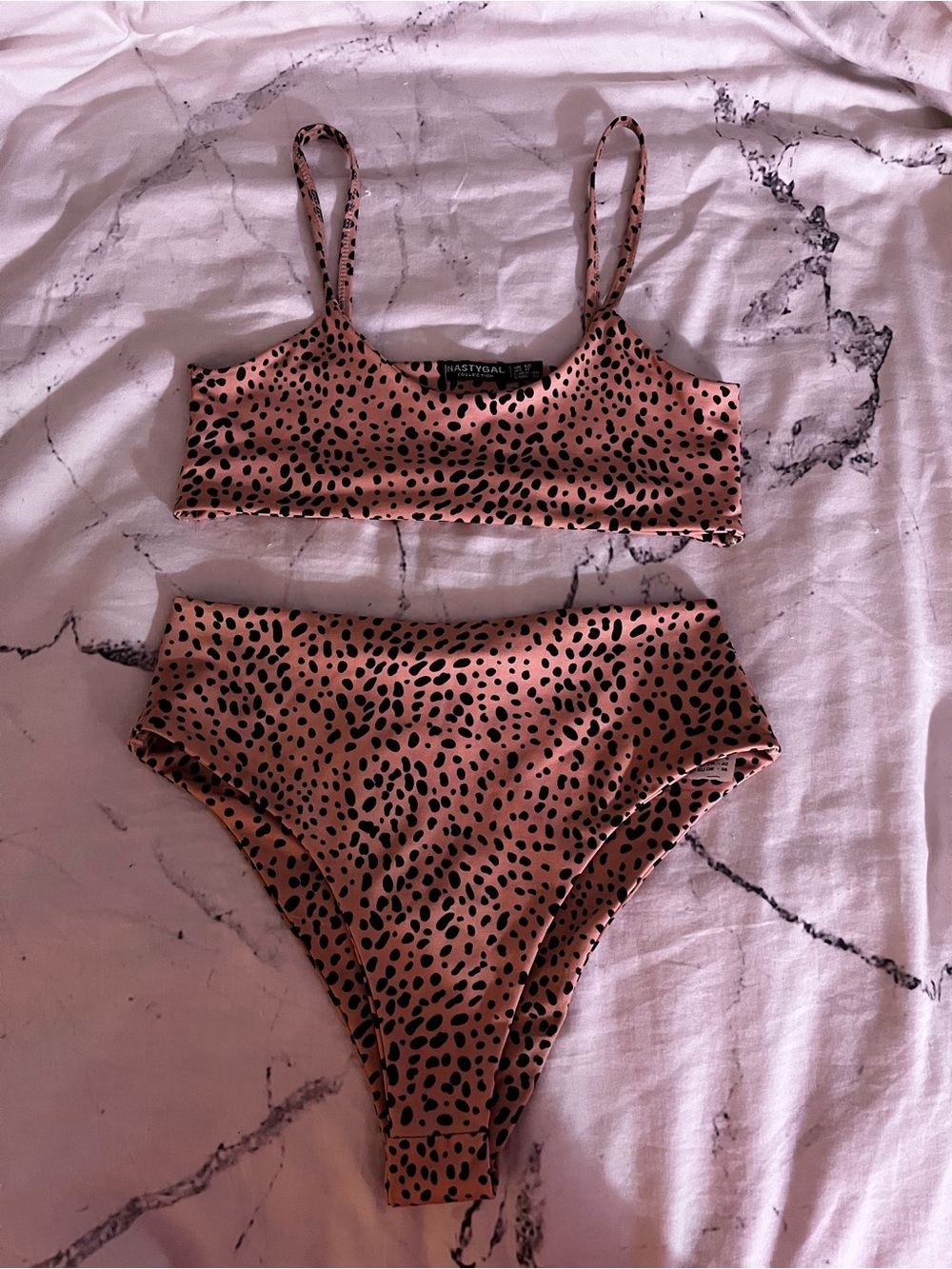 Nasty Gal Leopard Print Bikini Set
